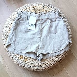 Zara linen shorts